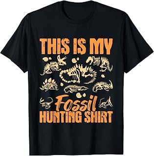 Fossil Hunting - Dinosaur Bones Paleontologist Paleontology T-Shirt