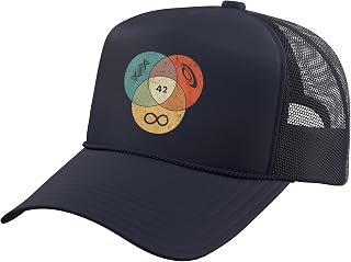 42 The Answer to Life The Universe and Everything Scientist Trucker Hat with Adjustable Mesh Back