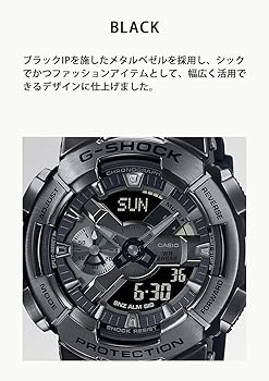 【タイムセール中】G-SHOCK GM-110BB-1AJF 楽天市場】G-SHOCK メタルカバード ブラックアウト GM-110BB