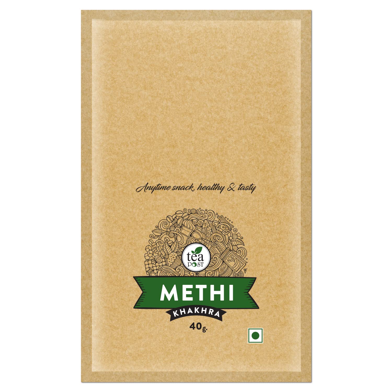 Tea Post crispy Khakhra super thin breads prepared (Methi, 10) (B0BVVQ9B94) Amazon Price History, Amazon Price Tracker