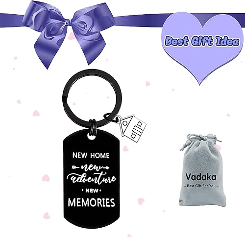 Miniatura 7 de Vadaka First Home - Llavero de casa nueva para el nuevo hogar, llavero de casa, divertido regalo de inauguración de la casa 2024, regalos de cierre