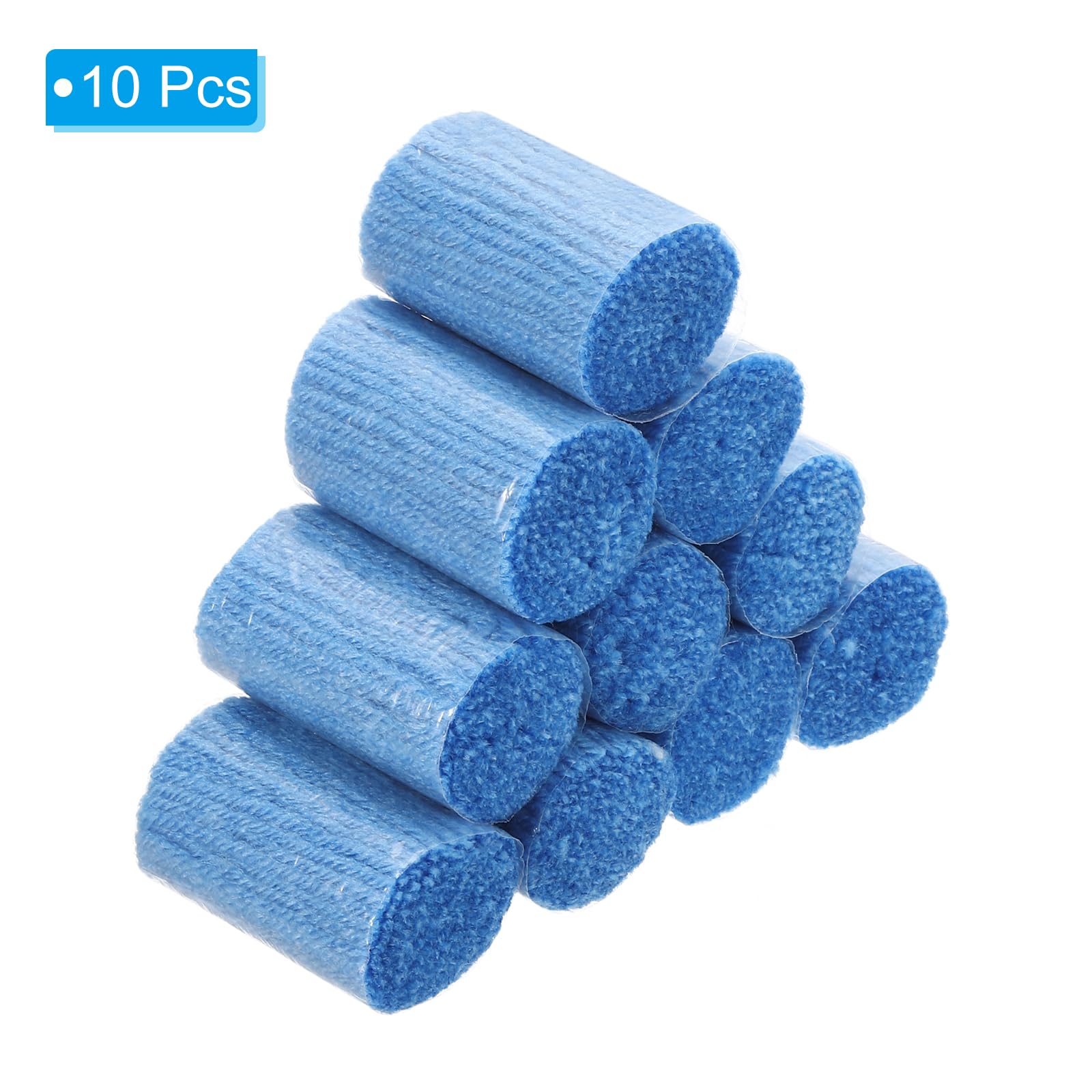 Patikil 10 Rolls Latch Hook Yarn Kit, Precut Rugs Yarn for Crochet DIY Tapestry Craft, Dark Blue - Image 3