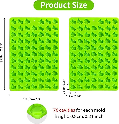 Vista 49 de 2 moldes de silicona, moldes de golosinas para perros, para hornear, moldes antiadherentes para huesos de perro para chocolate, dulces, pudín