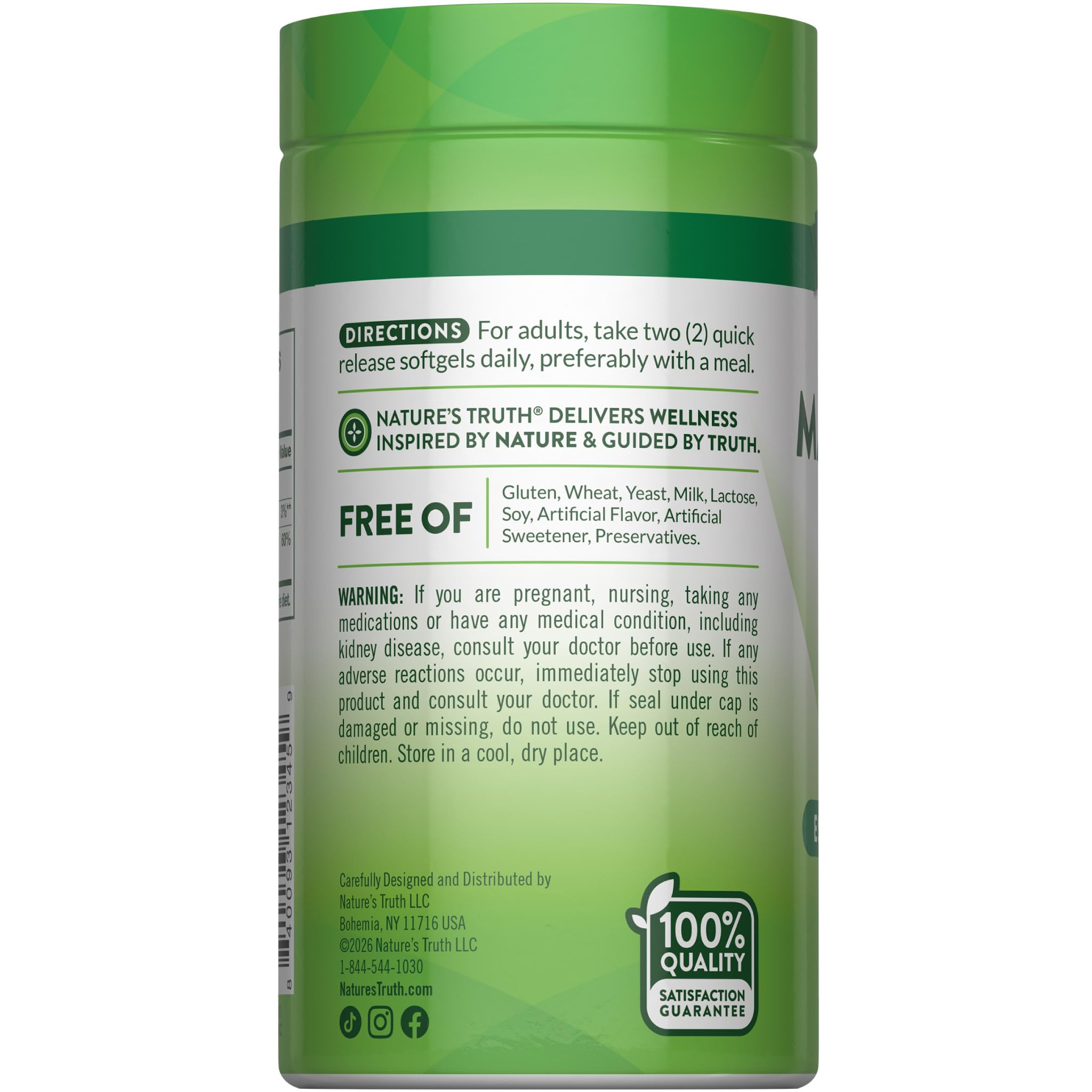 Nature's Truth Magnesium Citrate Softgels | 250mg | 60 Count — Amazon image 7