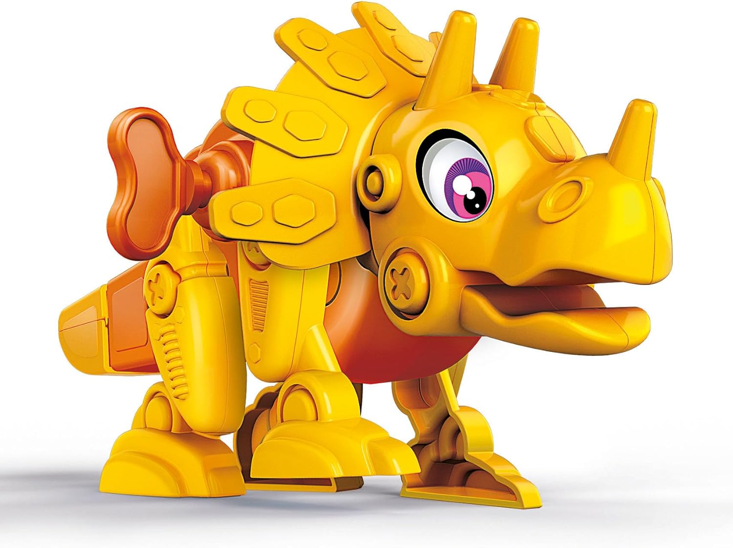 Clementoni- Science & Play Dino Bot Triceratops: Educational Dinosaur Building Set for Preschoolers (5+Years)