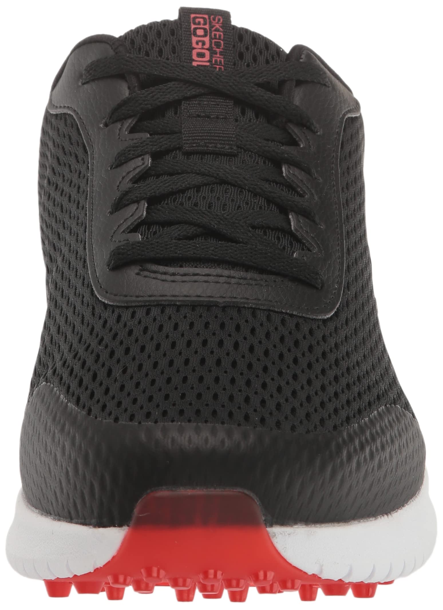 Skechers Herren Max Fairway 3 Arch Fit Spikeless Golfschuh Sneaker, Schwarz/Rot, 41.5 EU – Ansicht 2