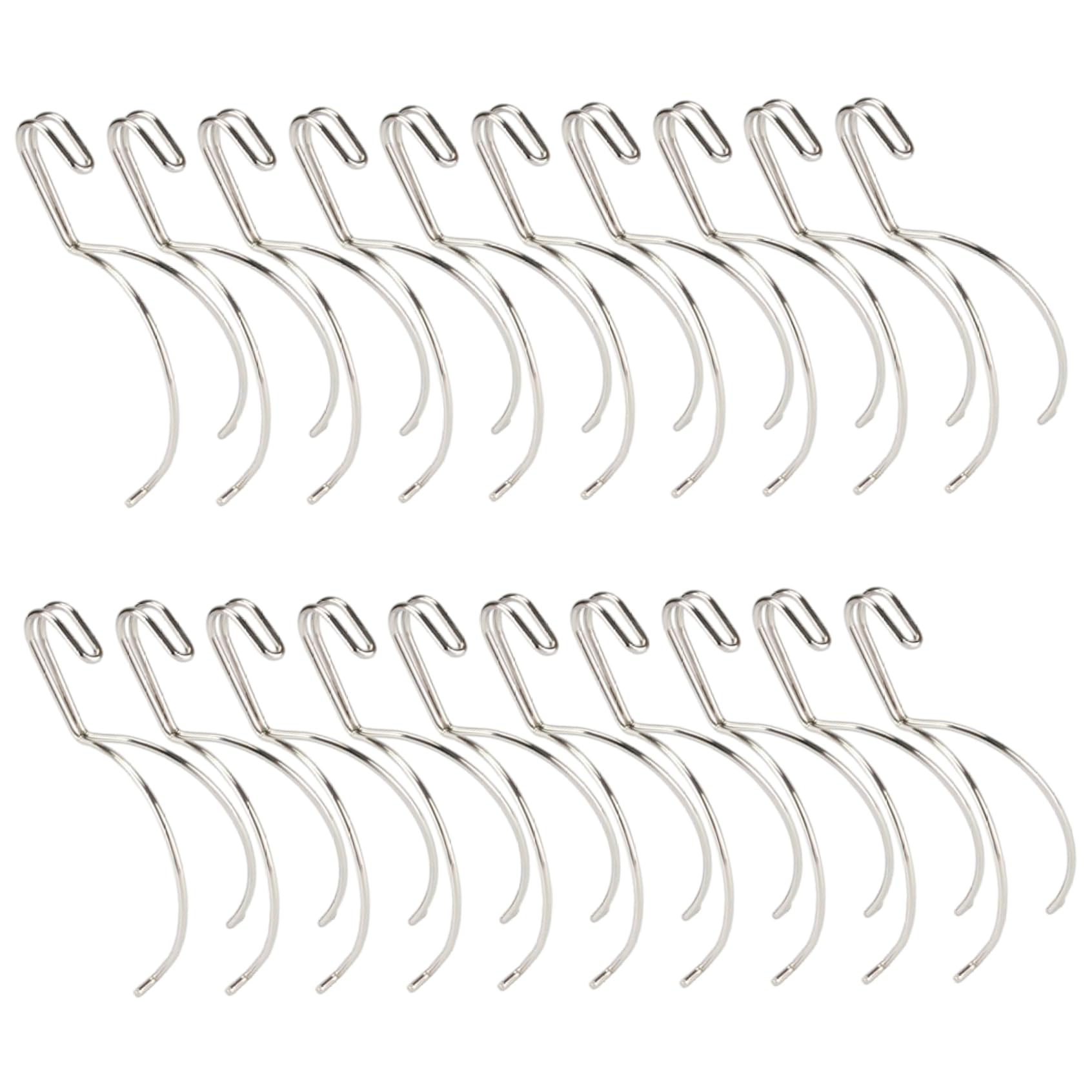 Cintres de porte d'armoire pour peinture en acier inoxydable lot de 20 crochets