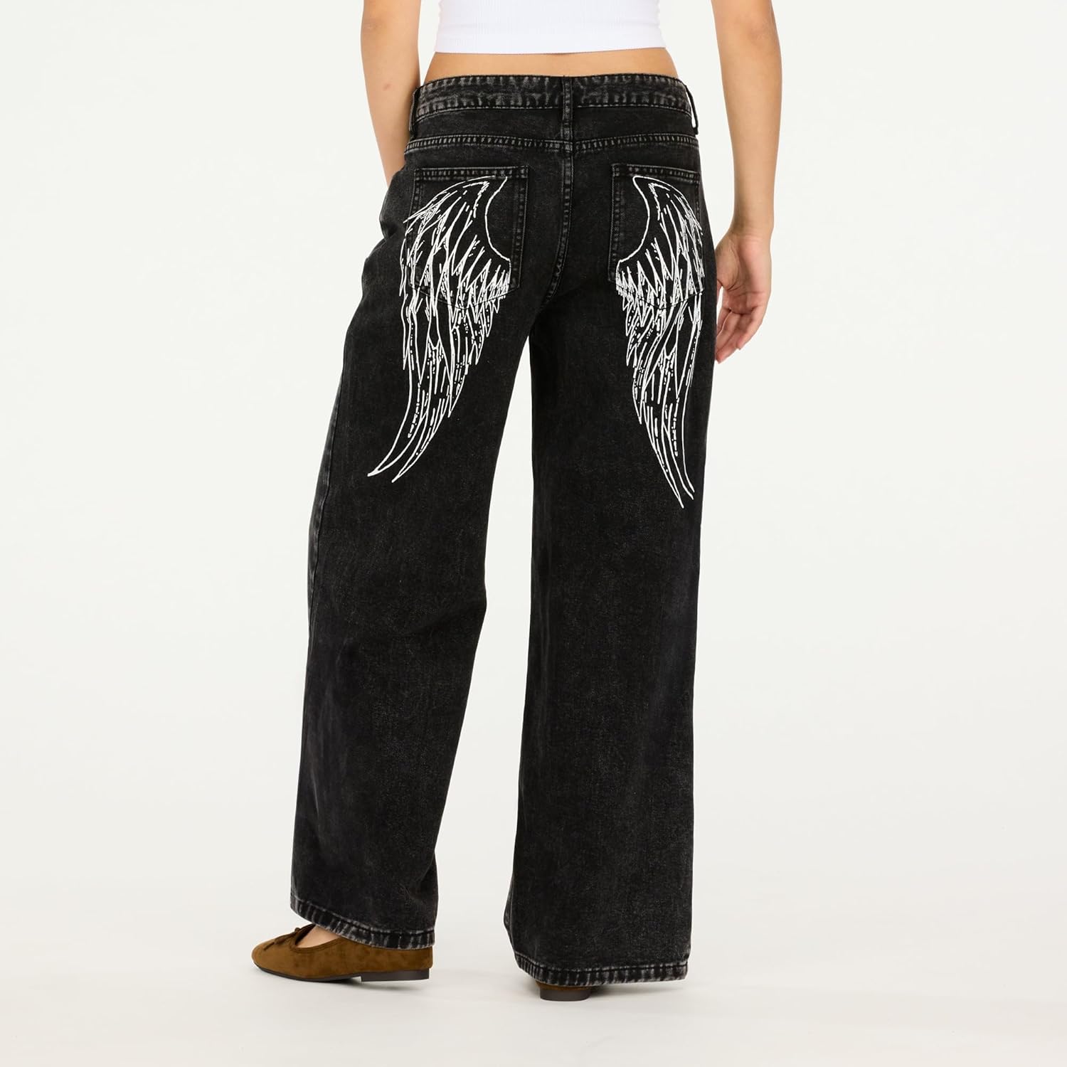 Forever 21 Women's Wide-Leg Jeans - Image 4