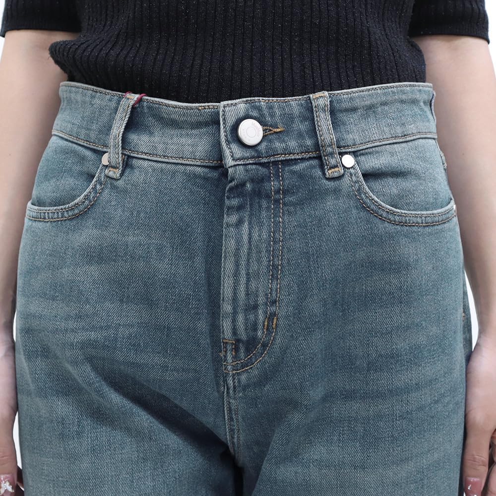 ほぼ新品　マックスマーラstudio ストレートジーンズ S MAX MARA エス マックスマーラ ジーンズ GIALLO