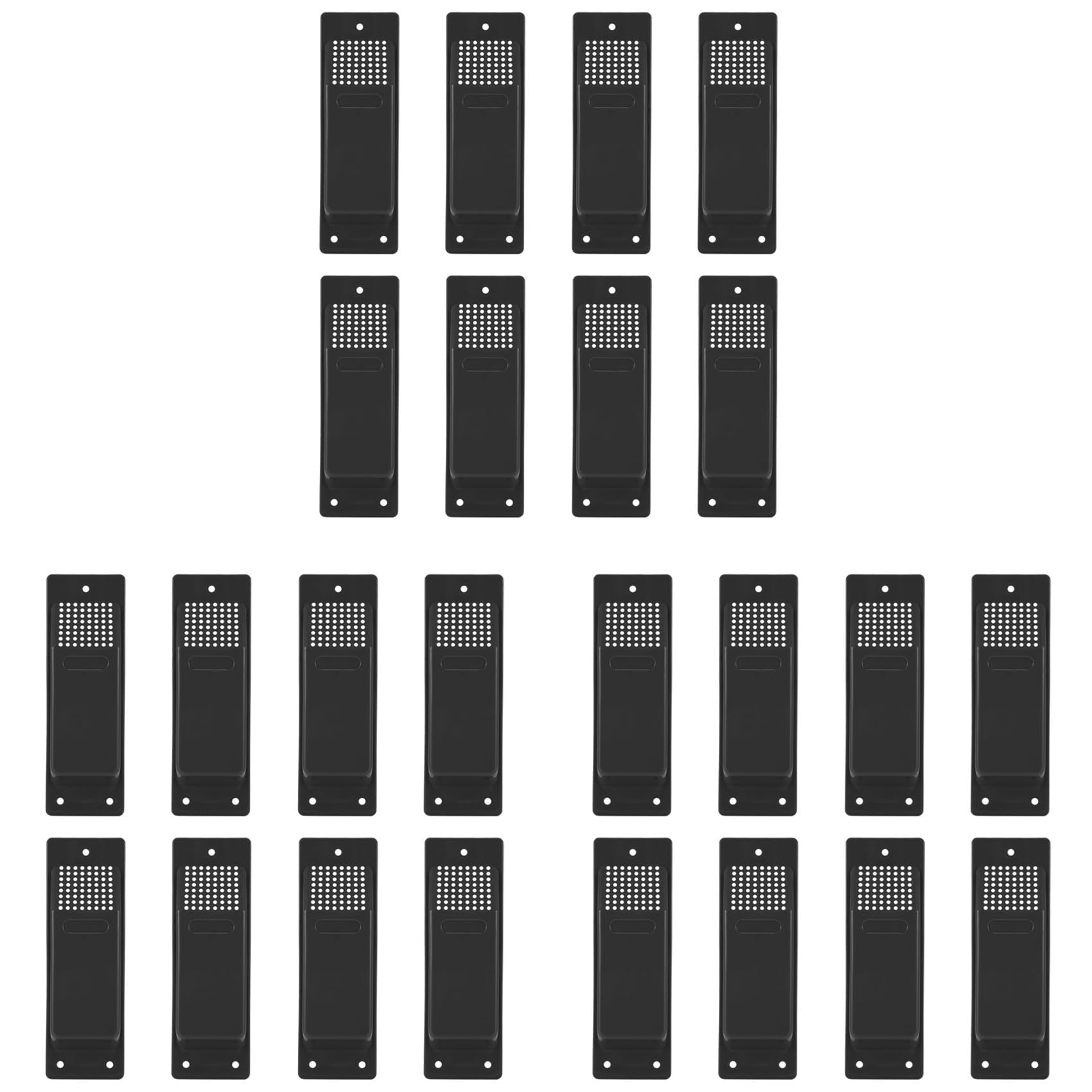 Kit de Ventilation pour Conteneur D'Expédition 24 Pièces, Accessoires de Conteneur D'Expédition Robustes, Kit de Ventilation à Flux Noir