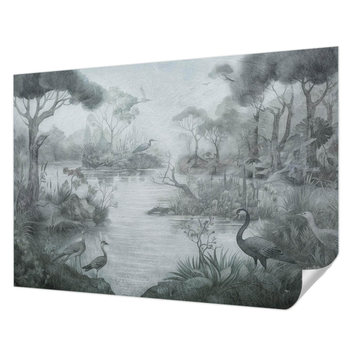 Revêtement mural résistant aux taches Tulup 312x219 cm autocollant paysage de qualité