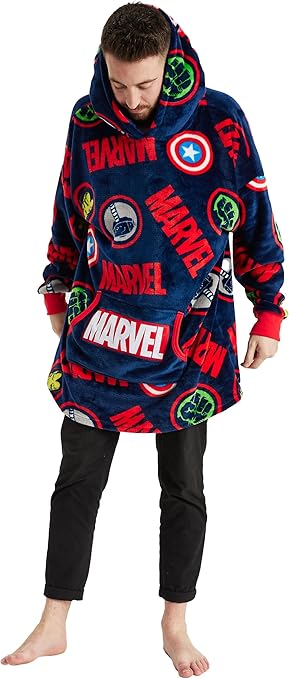 Forro Polar Batas Hombre Marvel Bata Manta Polar Niño Sudadera