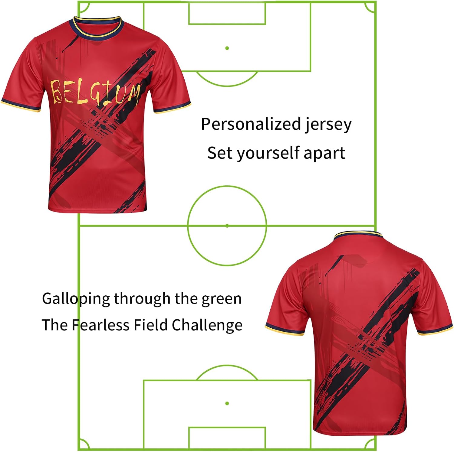 DIBEI Fan Soccer Jersey for 2026 World Cup Fan Soccer Jersey - France,Germany,England,Spain,Croatia & Portugal - Image 4