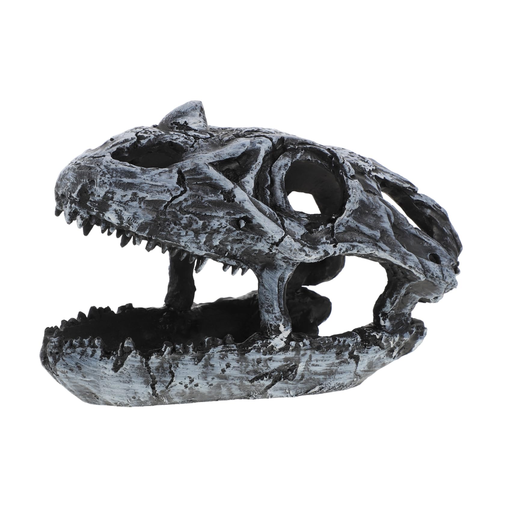 POPETPOP 2 Pièces Ramper Animal de Compagnie crâne esquiver décorations d'aquarium squelettes Decoration Aquarium Ornement d'aquarium de Reptiles cachette d'aquarium Ornement d'aquarium