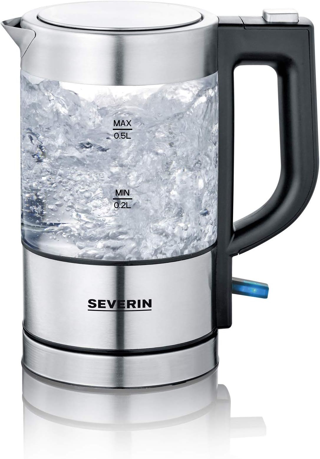 SEVERIN Bouilloire Eau Et Thé, 1,7L, 3 000W, Filtre à Thé, Température