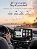 Adaptador inalámbrico CarPlay y Android Auto, ultra mini | Cuerpo USB-A ultra mini convierte CarPlay y Android Auto de fábrica a inalámbrico con WiFi de 5GHz y adaptador USB-C. 3