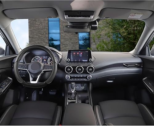 Miniatura 10 de GIANT PANDA Funda para volante en forma de D para Nissan Rogue Kicks - Funda para volante de automóvil personalizada para Nissan Altima Sentra