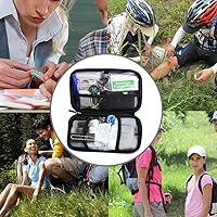 Vista 7 de Monoki First Aid Kit Survival Kit, 241Pcs Upgraded Outdoor Emergency Survival Kit Gear - Safety First Aid Kit for Home Office Car Boat Camping Hiking
