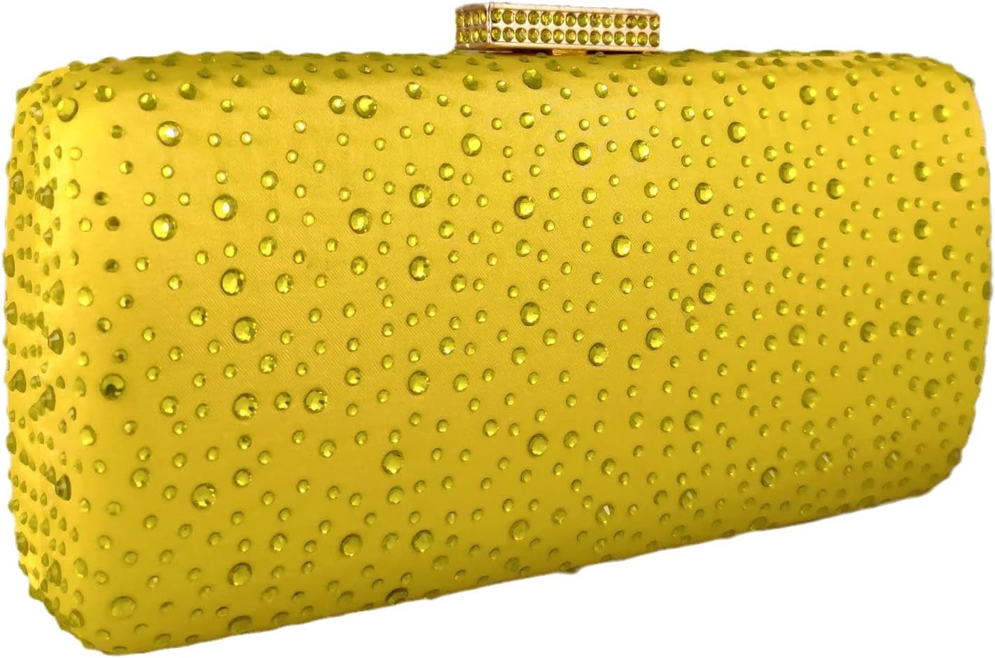 Boutique De FGG Elegant Women Crystal Clutch Purse Formal Evening Bags Wedding Handbags Cocktail Rhinestone Clutch Purse,Mini - Image 5