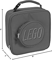 Vista 58 de LEGO Lunch Bag, Durable and Insulated, with Mesh Pouch and Zip Compartment, Perfect for On-the-Go Meals, Blue