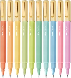 Mr. Pen- Aesthetic Pens, 10 Pack, Black Ink, Fast Dry, No Smear Bible Pens No Bleed Through, 0.7mm Fine Point Pen, Ballpoint Pens Ballpoint, Fine Tip Pens for Note Taking, Pens Aesthetic
