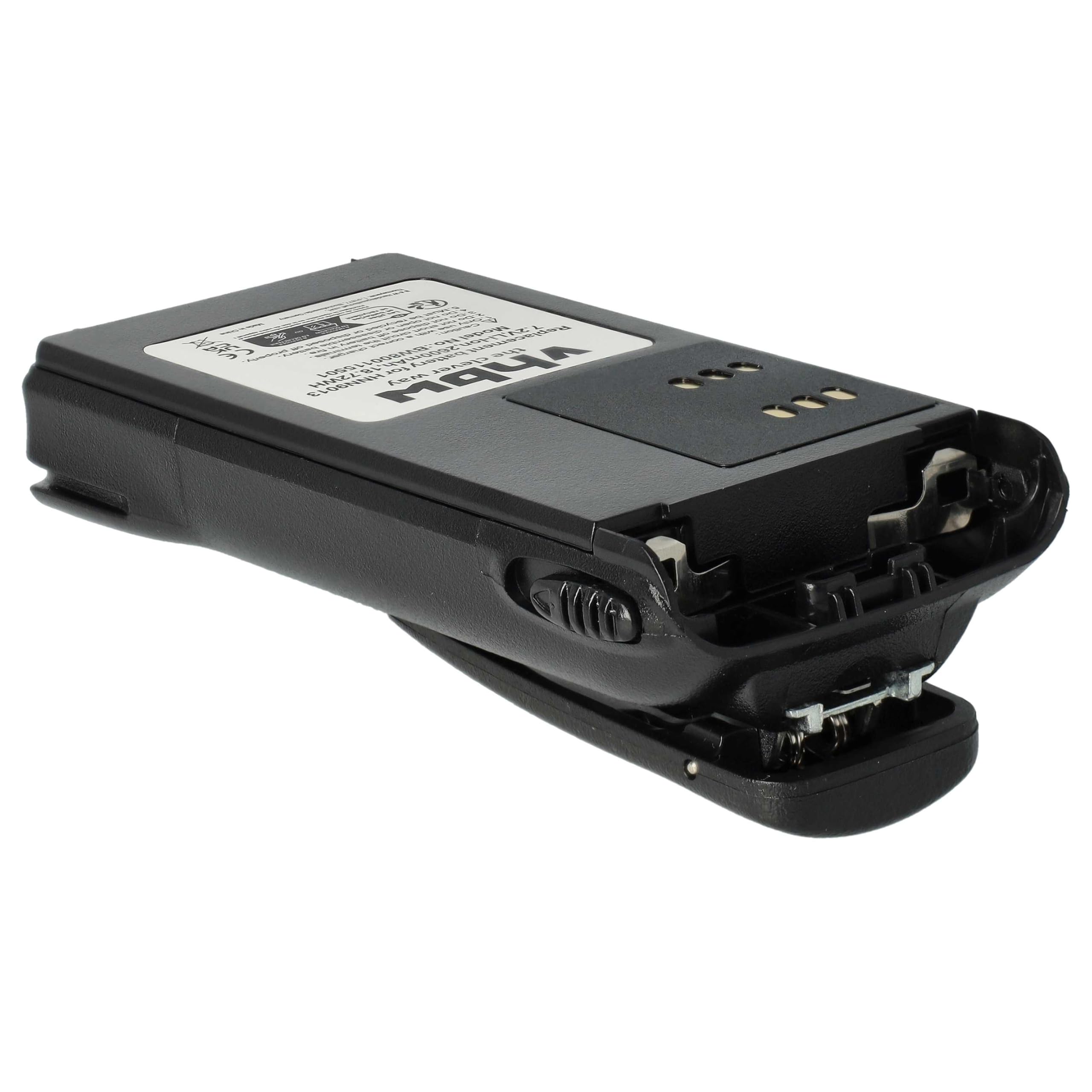 vhbw Batterie Compatible avec Motorola GP140, GP320, GP328, GP338, GP340, GP360, GP1280, GP240, GP280 Radio Talkie-walkie (2600mAh, 7,4V, Li-ION)