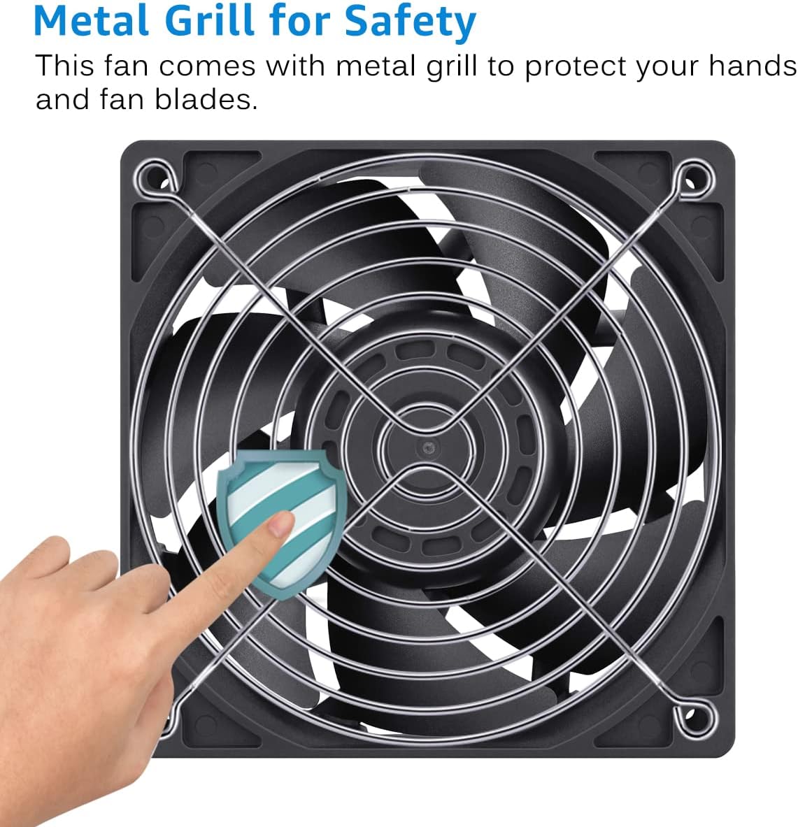 Up To 40% OFF GDSTIME High Airflow 24V 120mm x 120mm x 38mm Dual Ball Bearing 5 Inch Brushless Cooling Fan