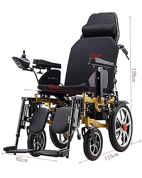 折りたたみ電動車椅子 黒 スポークホイール 折りたたみ電動車椅子 黒 スポークホイール