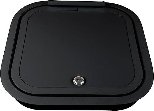 Miniatura 7 de Puerta de equipaje RV de 12 pulgadas de ancho x 12 pulgadas de alto con esquinas redondeadas y cerradura para vehículos recreativos, puertas de