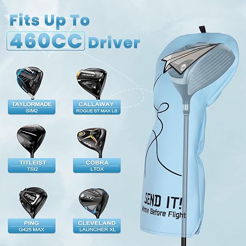 Miniatura 3 de Craftsman Golf Cubierta para cabeza de conductor azul de 460 cc