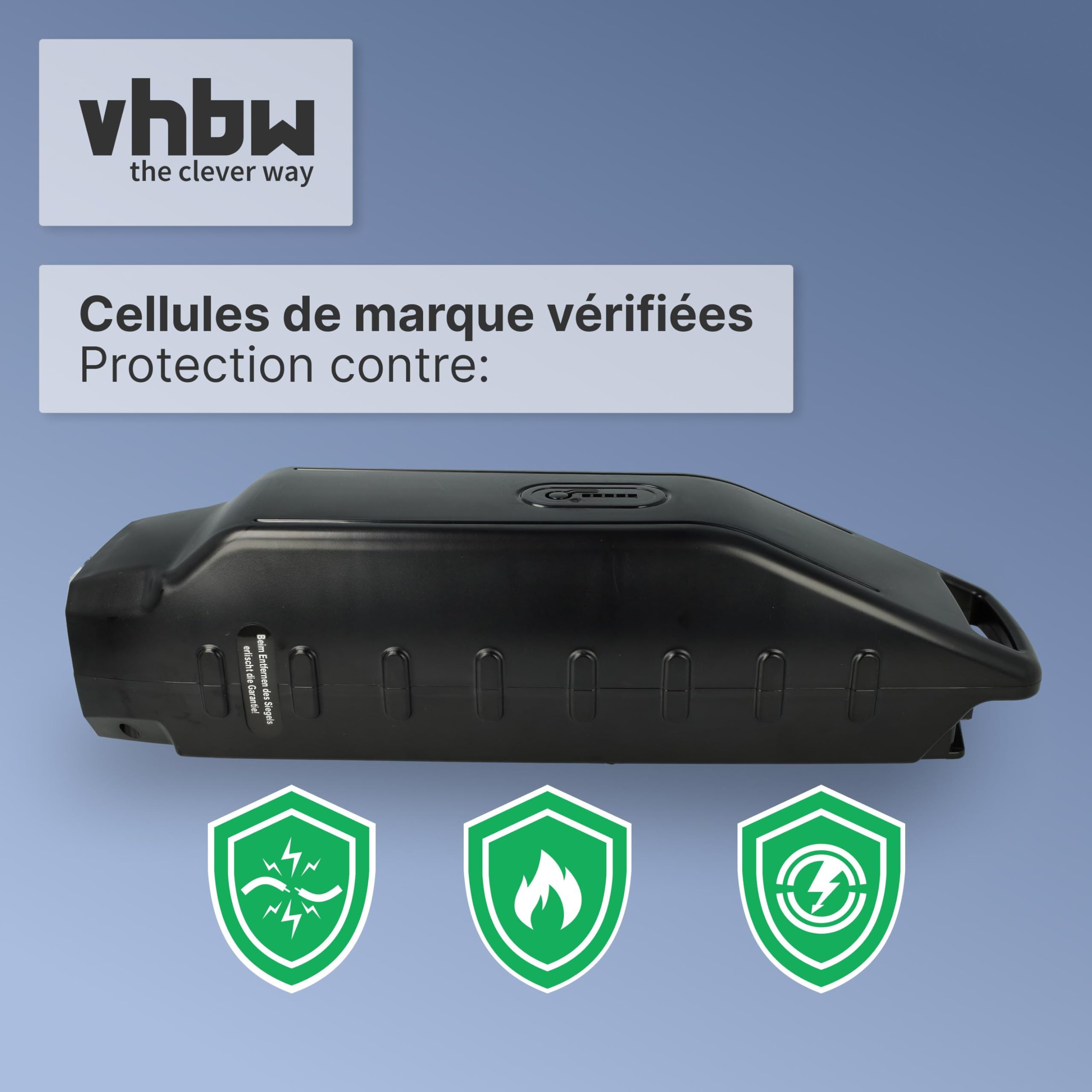 Batterie Vélo électrique Yamaha 36V 500Wh - Modèle XV1-00, Compatible Moro, Wabash, Cross Core