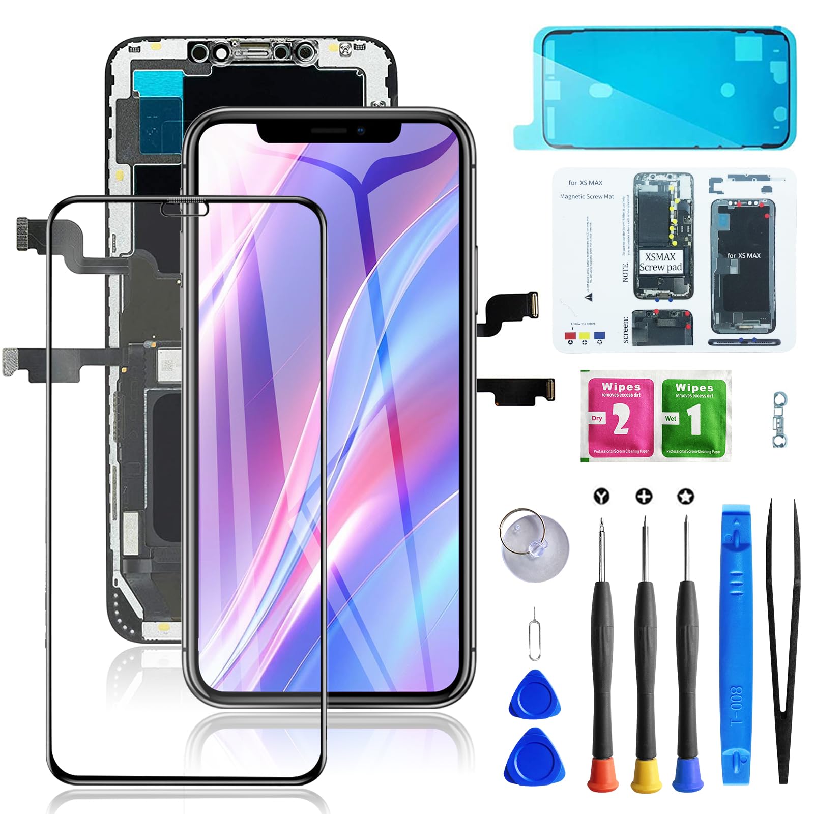 Amazon.com: for iPhone Xs Max Screen Replacement 6.5 inch