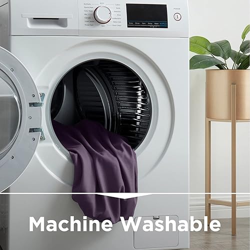 Miniatura 7 de Empyrean Bedding Sábanas de bolsillo profundo Queen  Sábana bajera tamaño Queen con bolsillo profundo para colchón de 18 a 21 pulgadas, sábana