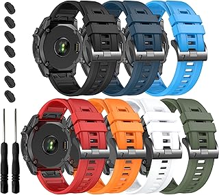 26mm Easy Fit Straps for Garmin Fenix 7X Pro Sapphire Solar Band Replacement for Fenix 6X Pro 5X Plus Enduro 2 Tactix Delta Descent Mk2i