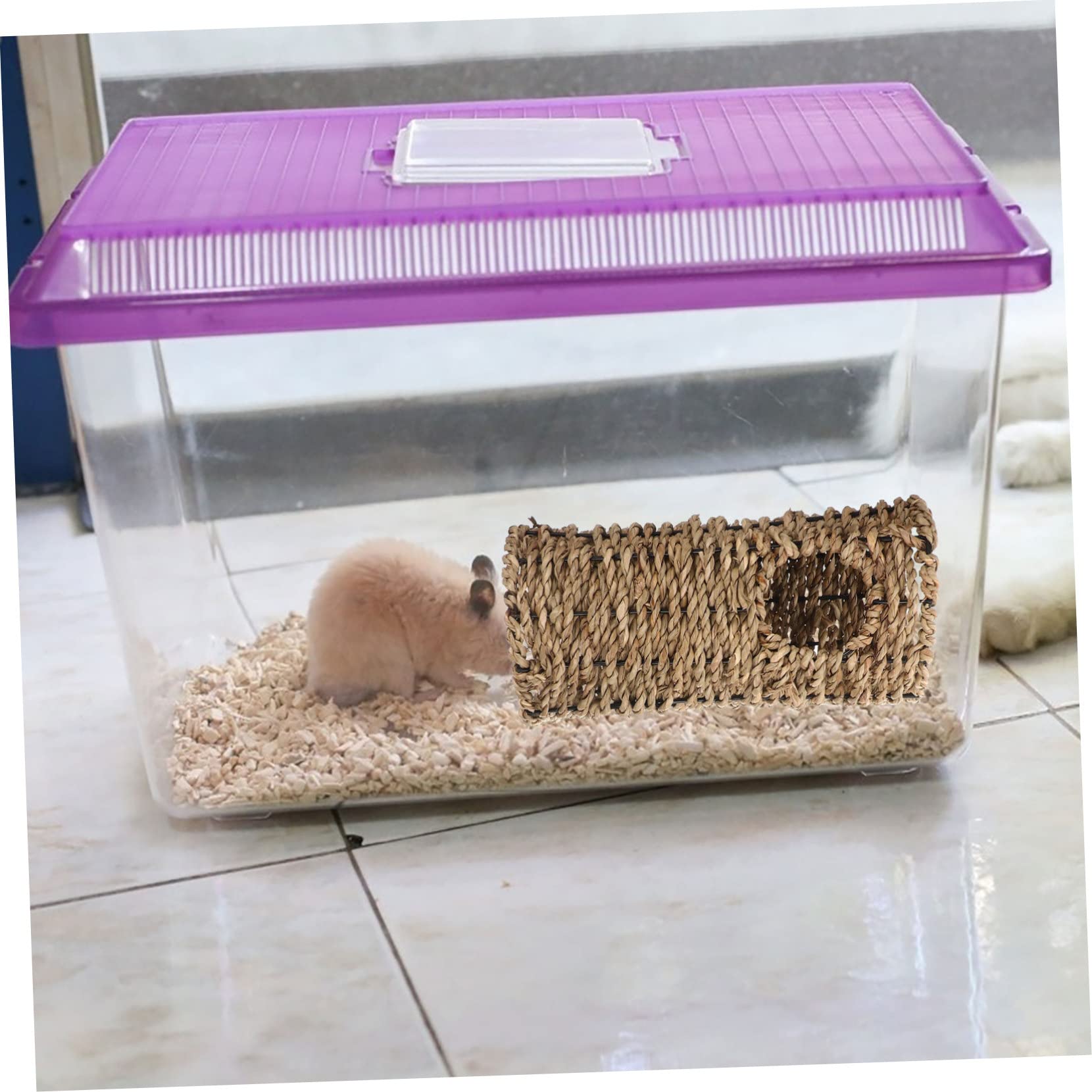 Hamster zum Spielen und Kauen mit Einzigartigen Formen 7 Stück Kauspielzeug für Kleine Haustiere Wie Kaninchen und Meerschweinchen