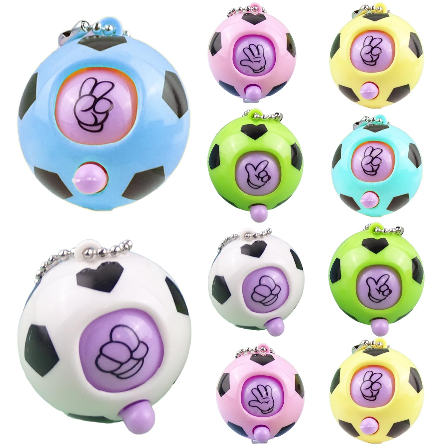 10 Pcs Return Gifts for Kids Age 8-12, Egg Toy Return Gifts, Return Gift for Kids Birthday, Mini Toy with Cute Keychain Eggs Game Accessories