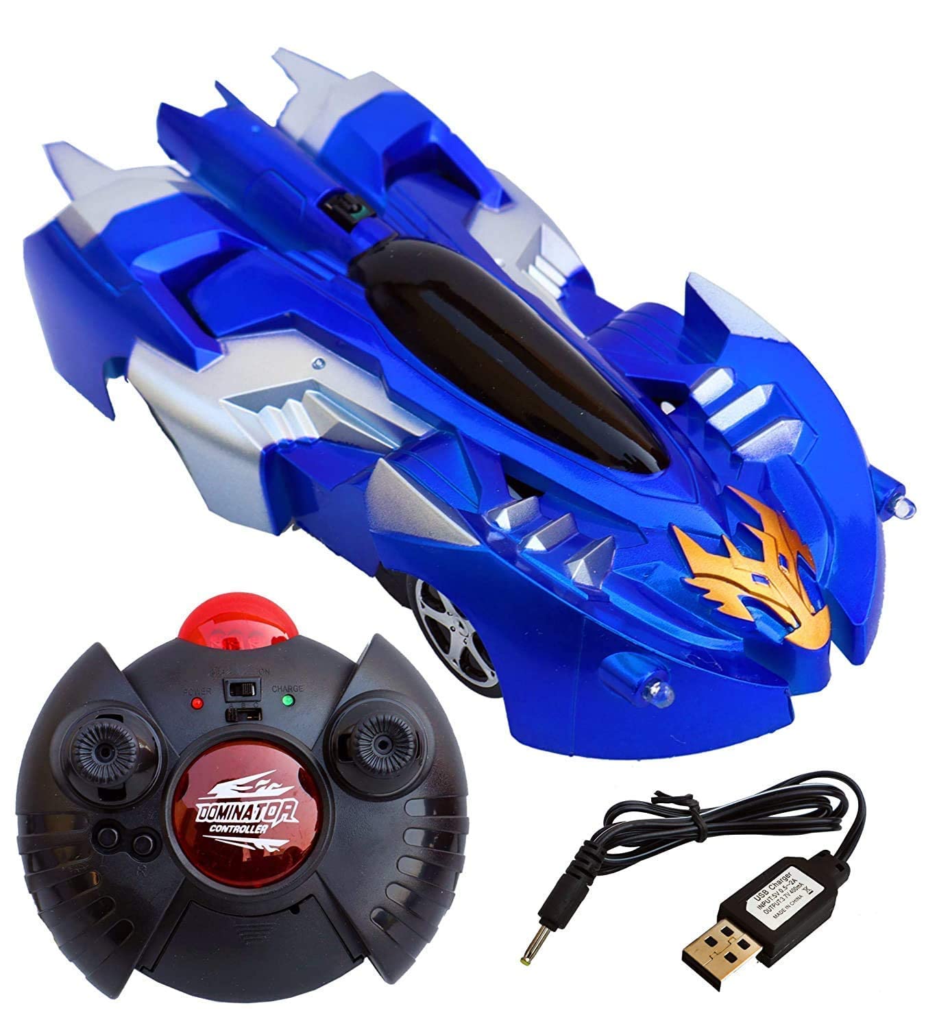 Trade Globe Wall Climbing Remote Control Wall Racing Car Unbreakable Metal Face Zero Gravity Flashing Light Car with Infra Red Remote Control Car for Kids (B09BZQ5GC3) Amazon Price History, Amazon Price Tracker