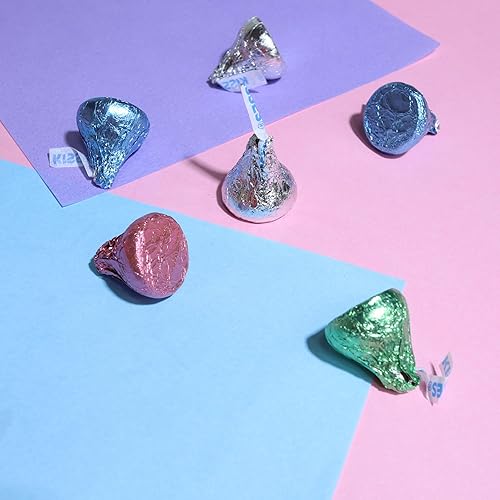 Miniatura 4 de Besos de chocolate de Pascua de edición limitada, dulces envueltos individualmente, golosinas perfectas para rellenar huevos, 10.1 onzas (paquete de