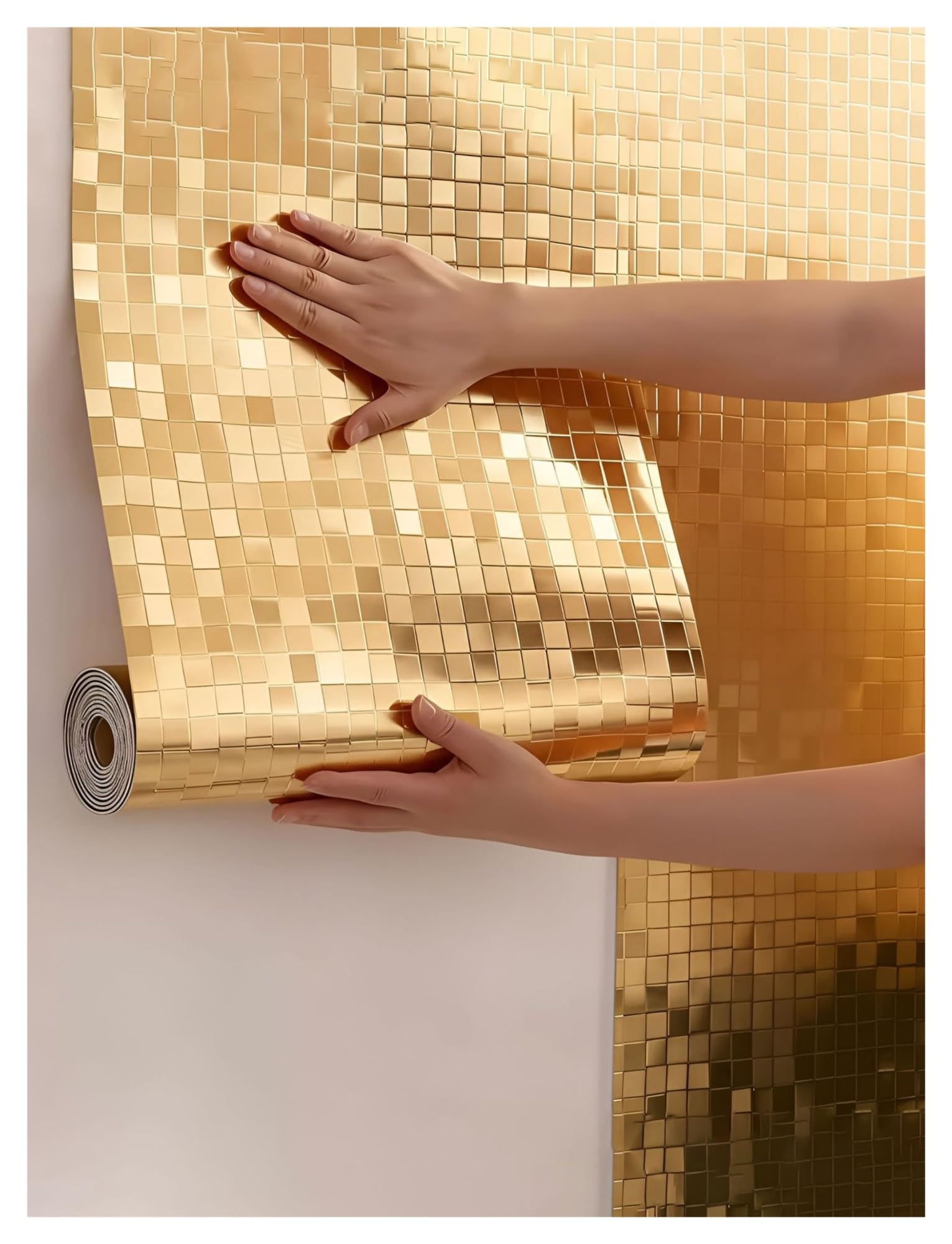 Papel pintado autoadhesivo impermeable de 40x300 cm para renovar paredes sin obras