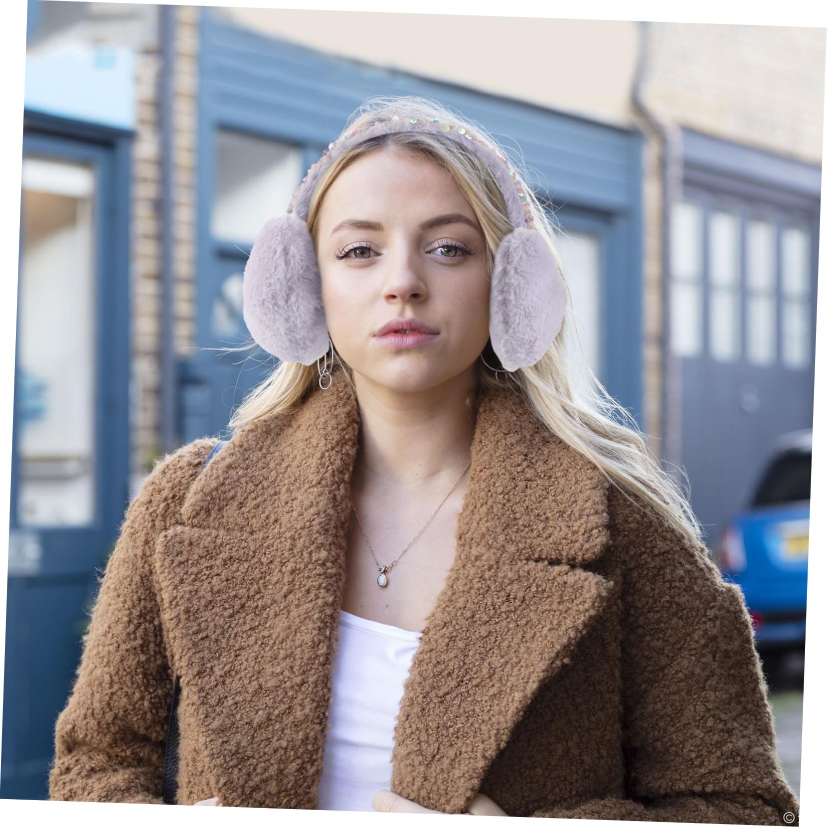 4piezas Earmuffs Unisex De Invierno Diseño De Protección Térmica Para Orejas Para Actividades y Fríos Color Aleatorio