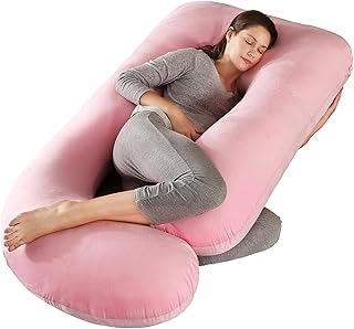 BATTOP Pregnancy Pillows for Sleeping- U Shaped Full Body Maternity Pillow