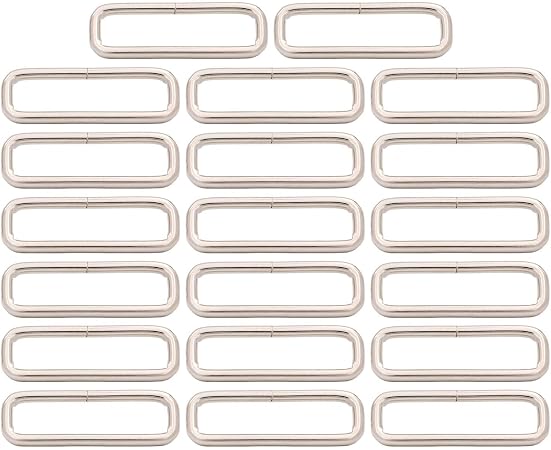 Metal Rectangle Ring Buckles Square 