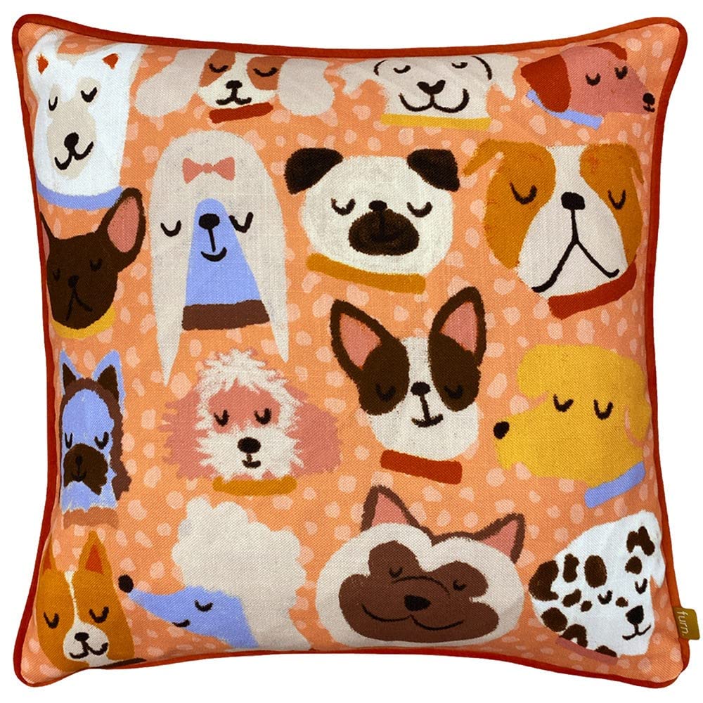 furn. Woofers Cushion Cover, Polyester, Multi
