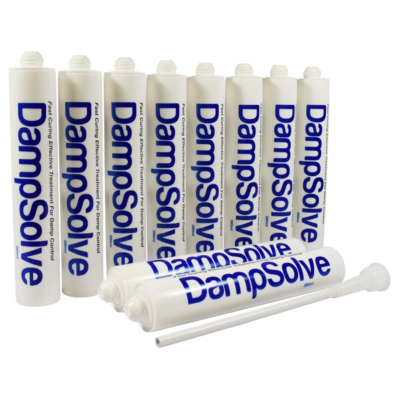 10 X 380ml DAMPSOLVE Damp PROOFING Cream DPC Course Injection Treatment