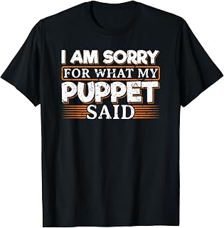 Ventriloquist Puppeteer Puppet Show Funny T-Shirt