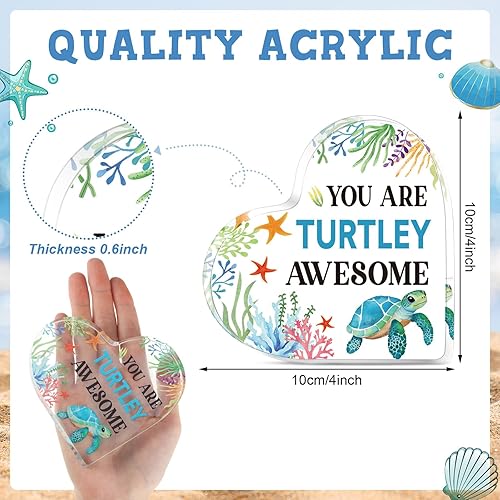 Vista 22 de Kathfly Regalos inspiradores para mujeres, recuerdo de corazón acrílico, regalo inspirador para novia, esposa, hija, en Navidad, cumpleaños