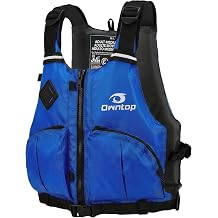 Owntop Women & Men Swim Vest for Kayaking & Paddle Sports, Adjustable Swimming Vest for Adult, Large Armhole Swim Jacket with Waist Strap for Fishing & Boating