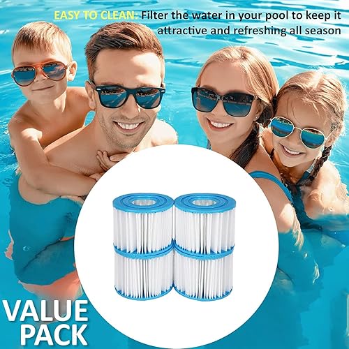 Miniatura 6 de FILTREN Cartucho de repuesto de filtro de spa y bañera de hidromasaje tipo VI Cartucho de filtro de piscina para bañera de hidromasaje (paquete de