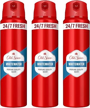 Old Spice Whitewater Erkek Sprey V cut Deodorant  150 ml 3l  paket