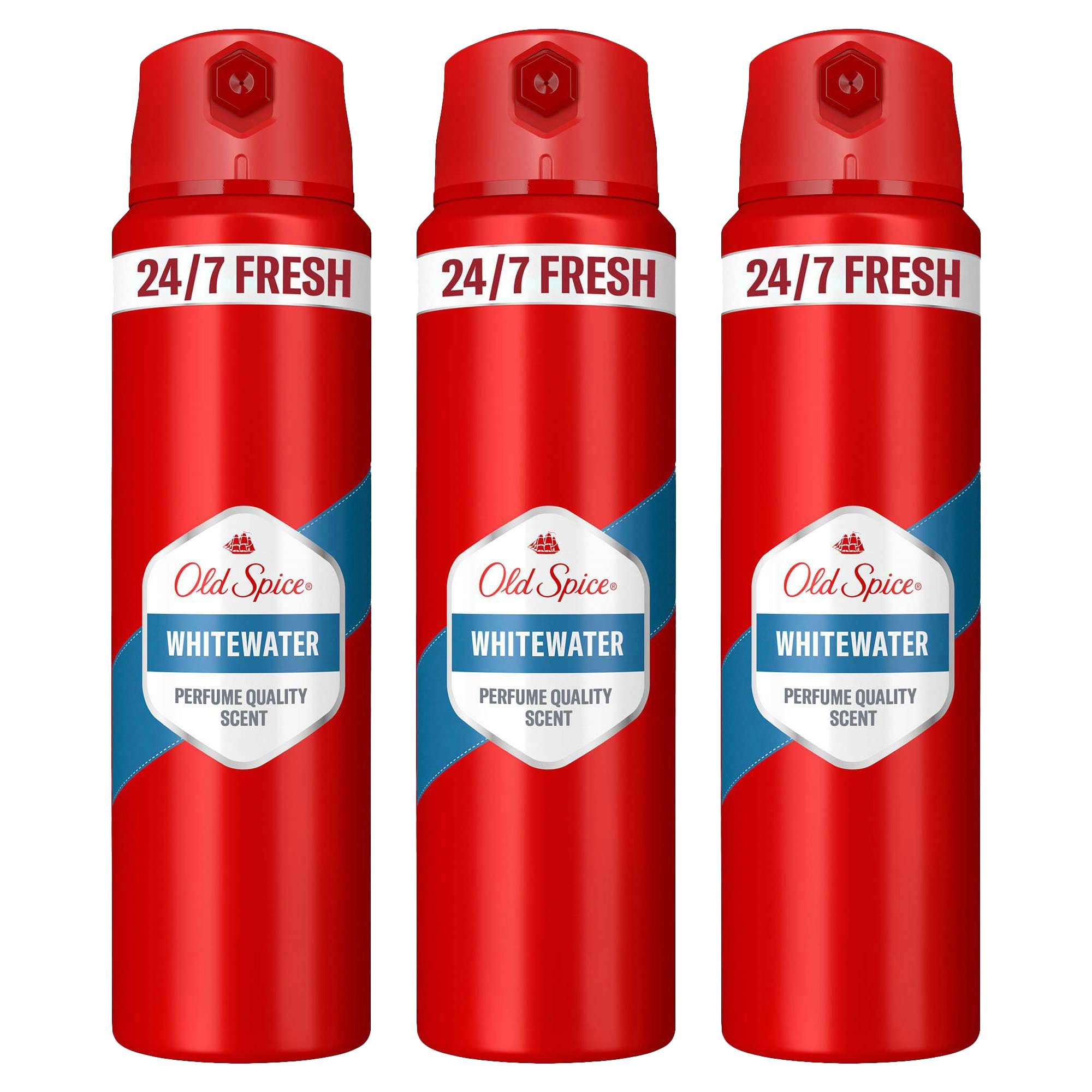 Old Spice Whitewater Erkek Sprey Vücut Deodorantı 150 ml 3lü paket